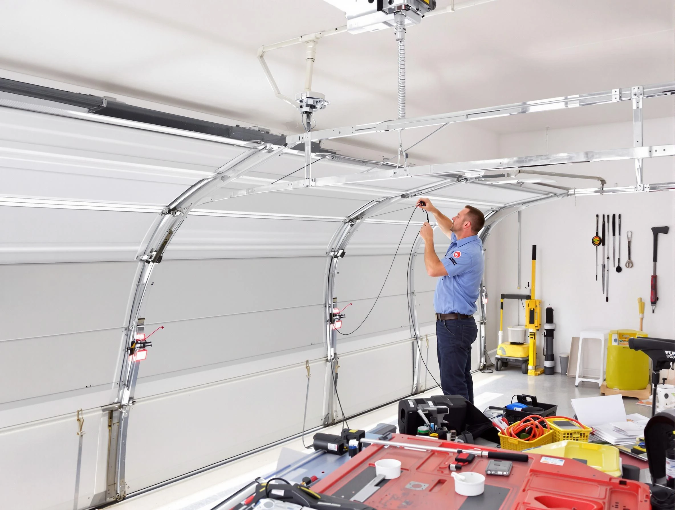 Garage door cable repair service by Brighton Garage Door Repair in Brighton