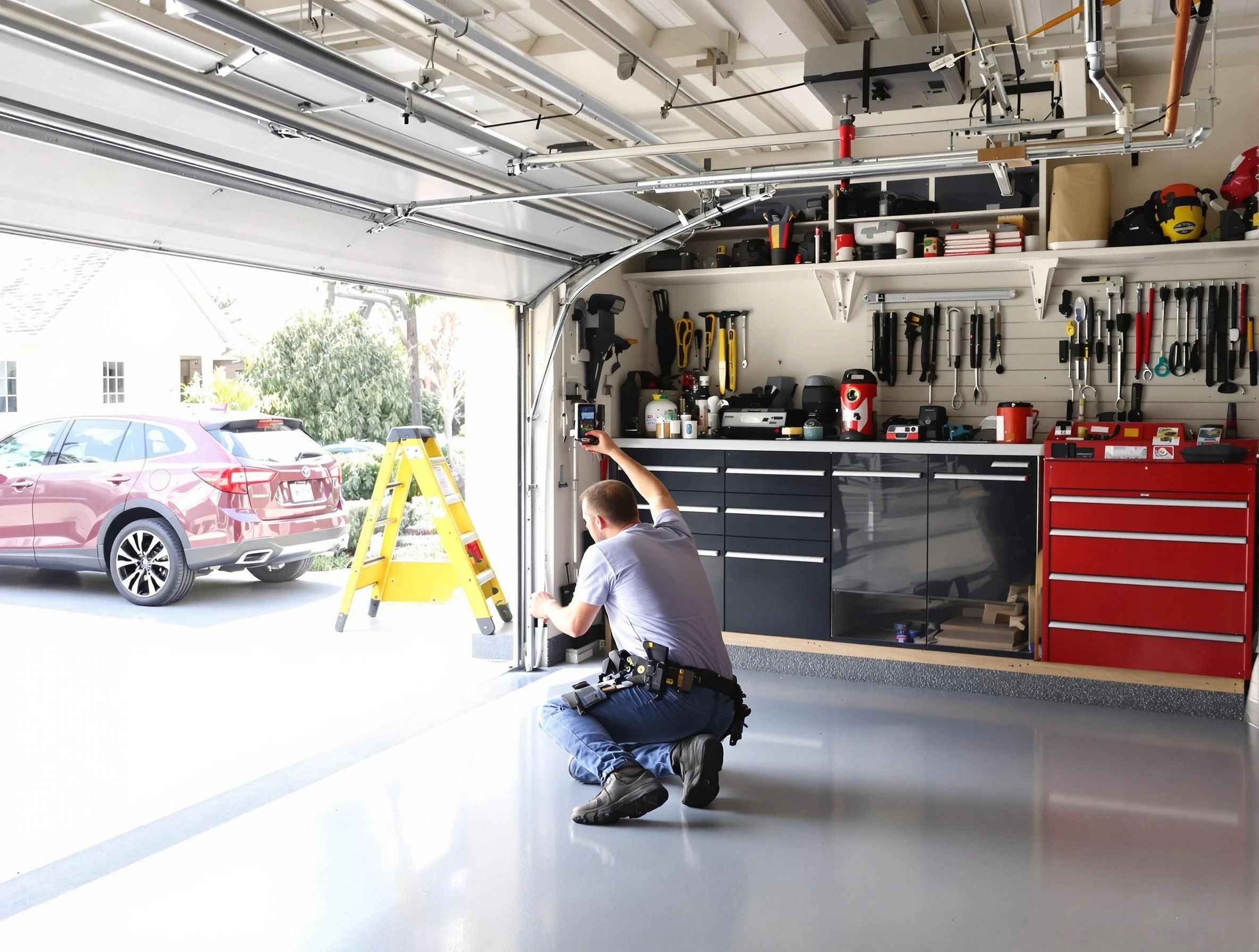 Local garage door repair service by Brighton Garage Door Repair in Brighton