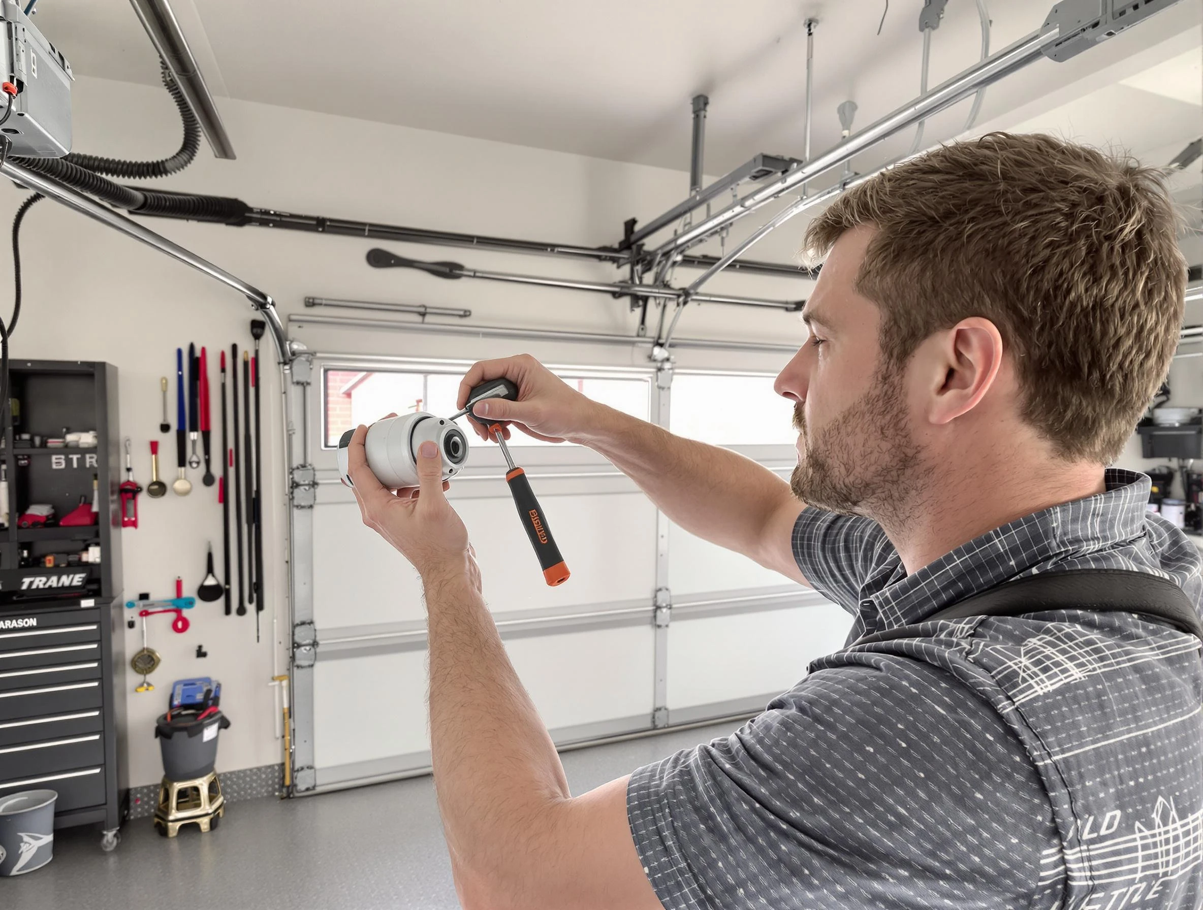 Garage door opener repair service by Brighton Garage Door Repair in Brighton